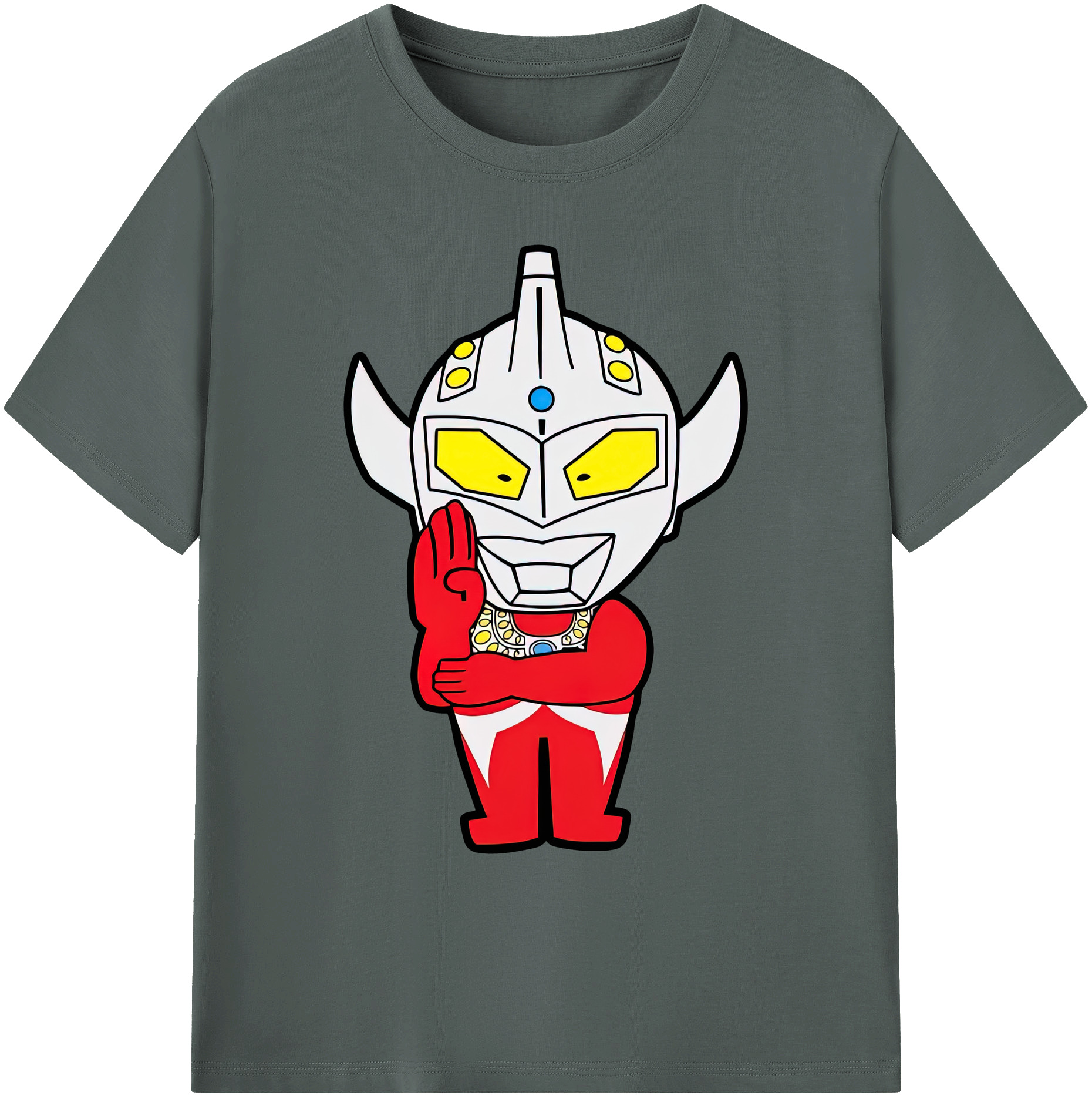 （画像用） ウルトラマン Ultraman 綿100％ メンズ半袖Tシャツ｜肌触りやわらか＆通気性